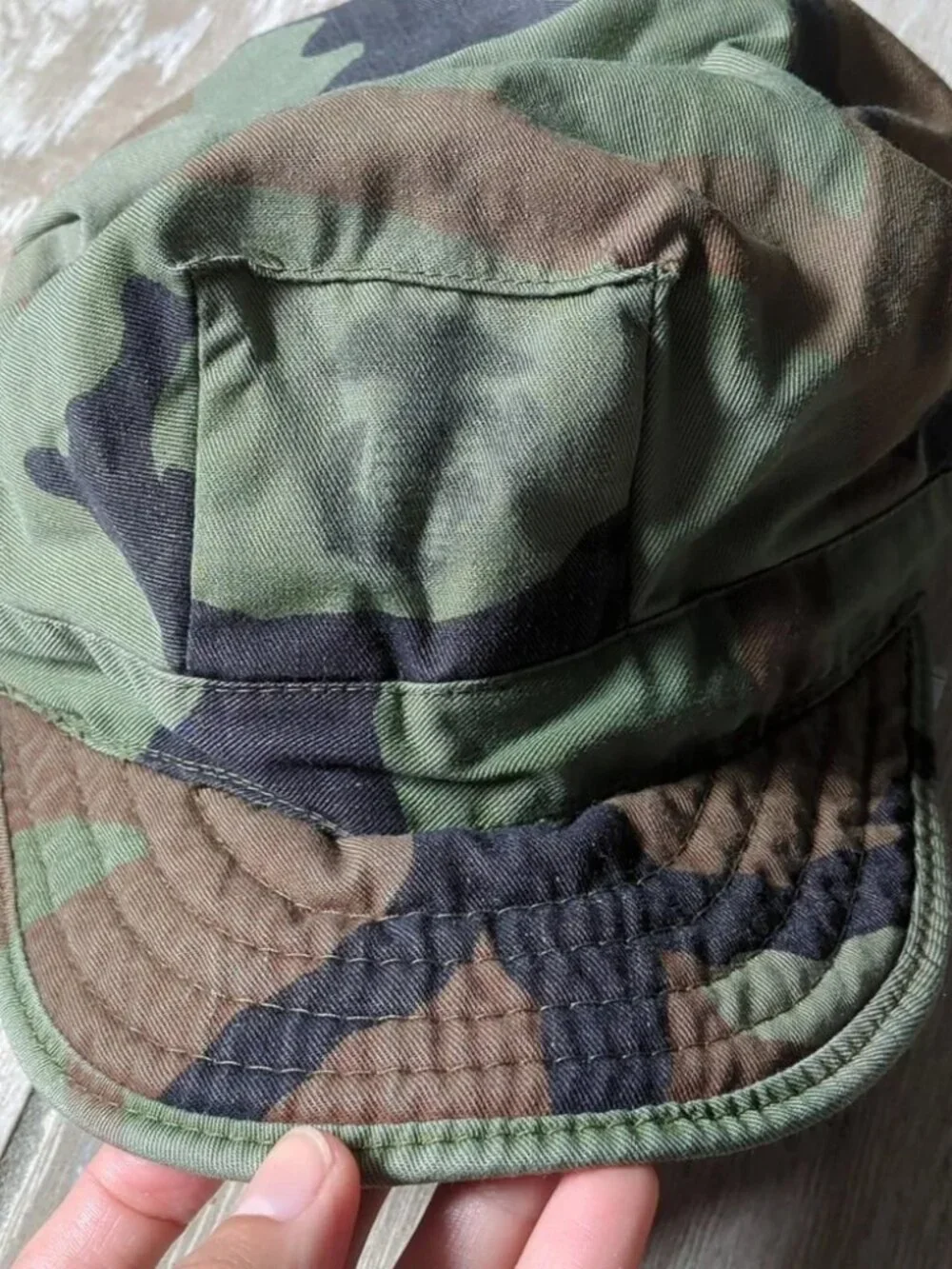 1988 USMC 8-Point Utility Cover | Marine Corps BDU Cap EGA Size Small